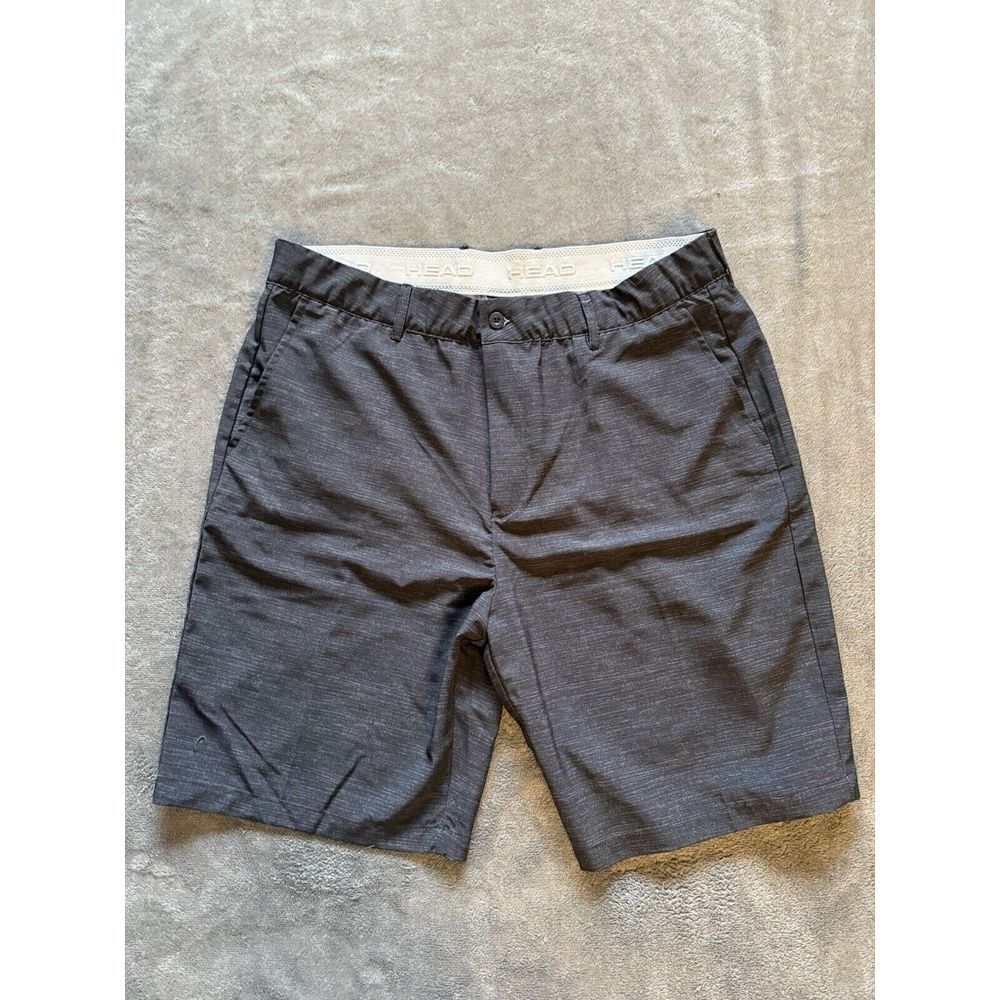 Head Golf‎ Shorts Grey Flat Front Chinos Men's Size 38
